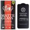 Tempered glass 6D matte for Realme C53 4G black frame