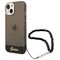 Guess case for iPhone 14 Pro Max 6,7&quot; GUHCP14XHGCOHK black hardcase Translucent Pearl Strap 3666339064198