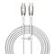 Baseus Glimmer Series Fast Charging Cable USB-C 480Mbps PD 100W 2m White