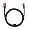 Baseus MVP 2 Elbow Right Angle Power Delivery Cable with Side USB Type C / Lightning 1m 20W Red (CAVP000220)