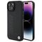 BMW case for iPhone 15 6,1&quot; BMHCP15SSLLBK black HC Leather Hot Stamp 3666339170813