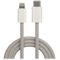 Maxlife MXUC-06 cable USB-C - Lightning 1,0 m 20W grey nylon 5900495054425