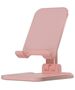 Devia adjustable folding holder stand EL161 for phone tablet pink 6938595364341