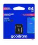 41/5000 64GB CL10 GOODRAM memory card + Adapter 5908267930151