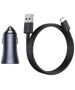 Baseus Baseus - Car Charger Golden Pro (TZCCJD-0G) - USB-A, USB-C, 40W with Cable USB to Type-C - Dark Gray 6953156201958 έως 12 άτοκες Δόσεις