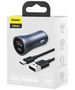 Baseus Baseus - Car Charger Golden Pro (TZCCJD-0G) - USB-A, USB-C, 40W with Cable USB to Type-C - Dark Gray 6953156201958 έως 12 άτοκες Δόσεις