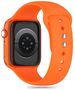 Strap for APPLE WATCH 4 / 5 / 6 / 7 / 8 / 9 / SE / ULTRA 1 / 2 (42 / 44 / 45 / 49 MM) Tech-Protect Silicone Bright orange 5906302304516