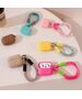 Case for APPLE AIRPODS PRO 1 / 2 Tech-Protect Silicone Rope Cafe Latte creamy 5906302313235