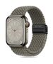 Strap for APPLE WATCH 4 / 5 / 6 / 7 / 8 / 9 / SE / ULTRA 1 / 2 (42 / 44 / 45 / 49 MM) Tech-Protect Nylonmag Olive gray 5906302312788