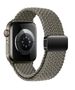 Strap for APPLE WATCH 4 / 5 / 6 / 7 / 8 / 9 / SE / ULTRA 1 / 2 (42 / 44 / 45 / 49 MM) Tech-Protect Nylonmag Olive gray 5906302312788