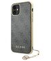 Original Case IPHONE 11 Guess Hard Case 4G Charms Collection (GUHCN61GF4GGR) gray 3666339016333