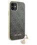 Original Case IPHONE 11 Guess Hard Case 4G Charms Collection (GUHCN61GF4GGR) gray 3666339016333