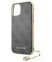 Original Case IPHONE 11 Guess Hard Case 4G Charms Collection (GUHCN61GF4GGR) gray 3666339016333