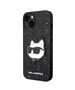 Original Case IPHONE 14 PLUS Karl Lagerfeld Hardcase Glitter Choupette Patch (KLHCP14MG2CPK) black 3666339099404