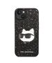 Original Case IPHONE 14 PLUS Karl Lagerfeld Hardcase Glitter Choupette Patch (KLHCP14MG2CPK) black 3666339099404