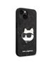 Original Case IPHONE 14 PLUS Karl Lagerfeld Hardcase Glitter Choupette Patch (KLHCP14MG2CPK) black 3666339099404