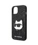 Original Case IPHONE 14 PLUS Karl Lagerfeld Hardcase Glitter Choupette Patch (KLHCP14MG2CPK) black 3666339099404