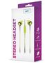 Setty wired earphones Sport green 5900495830005