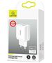 USAMS Usams - Wall Charger T24 (US-CC090) - Dual USB, 2.1A - White 6958444982588 έως 12 άτοκες Δόσεις