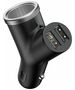 Baseus Baseus - Car Charger (CCALL-YX01) - Y-Type Dual USB, Cigarette Lighter Socket, 3.4A - Black 6953156280250 έως 12 άτοκες Δόσεις