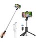 Techsuit Techsuit - Selfie Stick (Q01) - with Bluetooth Remote Control and Stable Tripod Mount, 101cm - White 5949419031074 έως 12 άτοκες Δόσεις