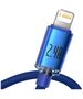 Baseus Baseus - Data Cable Crystal Shine (CAJY000103) - USB to Lightning, 2.4A, 2m - Blue 6932172602727 έως 12 άτοκες Δόσεις