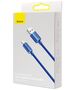 Baseus Baseus - Data Cable Crystal Shine (CAJY000103) - USB to Lightning, 2.4A, 2m - Blue 6932172602727 έως 12 άτοκες Δόσεις