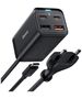 Baseus Baseus - Charging Station GaN3 Pro (CCGP040101) - 2xUSB-C, PD 65W, 2xUSB-A, 5A, with Cable Type-C to Type-C - Black 6932172600334 έως 12 άτοκες Δόσεις