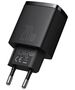 Baseus Baseus - Wall Charger Compact (CCXJ-B01) - USB-C, PD, 20W, USB-A, QC, 3A - Black 6953156207233 έως 12 άτοκες Δόσεις