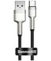 Baseus USB to Type-C Fast Charging Data Cable, 66W, 6A, 1m - Baseus Cafule Series Metal (CAKF000101) - Black 6953156209756 έως 12 άτοκες Δόσεις