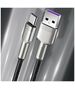 Baseus USB to Type-C Fast Charging Data Cable, 66W, 6A, 1m - Baseus Cafule Series Metal (CAKF000101) - Black 6953156209756 έως 12 άτοκες Δόσεις