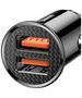 Baseus Auto Charger 2x USB 5A, QC 3.0 - Baseus Circular (CCALL-YD01) - Black 6953156286511 έως 12 άτοκες Δόσεις