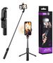 Techsuit Selfie Stick Stabil cu Trepied si LED, 105cm - Techsuit (Q02S) - Black 5949419000155 έως 12 άτοκες Δόσεις