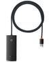 Baseus Hub USB to 4x USB3.0, Type-C, 1m - Baseus Lite Series (WKQX030101) - Black 6932172606206 έως 12 άτοκες Δόσεις