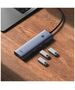 Baseus Hub Type-C to 4 x USB 3.0, Type-C - Baseus UltraJoy Series (B00052801811-01) - Space Grey 6932172636647 έως 12 άτοκες Δόσεις