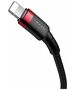 Baseus - Cafule Cable Type-C to iPhone PD 18W 1m - Red Black 6953156297456 έως 12 άτοκες Δόσεις