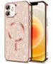 Techsuit Case for iPhone 12 - Techsuit Luxury Glitter MagSafe - Rose Gold 5949419134065 έως 12 άτοκες Δόσεις