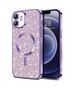 Techsuit Case for iPhone 12 - Techsuit Luxury Glitter MagSafe - Light Purple 5949419134072 έως 12 άτοκες Δόσεις