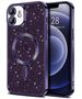 Techsuit IPhone 12 Case - Techsuit Luxury Glitter MagSafe - Deep Purple 5949419134096 έως 12 άτοκες Δόσεις