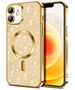 Techsuit Case for iPhone 12 - Techsuit Luxury Glitter MagSafe - Gold 5949419134119 έως 12 άτοκες Δόσεις