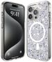 Techsuit Case for iPhone 15 Pro Max - Techsuit Sparkly Glitter MagSafe - White 5949419127852 έως 12 άτοκες Δόσεις