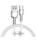 Baseus USB to Type-C Data Cable, 66W, 1m - Baseus Cafule Series Metal (CAKF000102) - White 6953156209763 έως 12 άτοκες Δόσεις