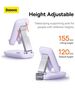 Baseus Adjustable and Foldable Phone Holder - Baseus Seashell Series (B1055551500511-00) - Purple 6932172630171 έως 12 άτοκες Δόσεις