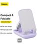 Baseus Adjustable and Foldable Phone Holder - Baseus Seashell Series (B1055551500511-00) - Purple 6932172630171 έως 12 άτοκες Δόσεις