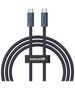 Baseus Data Cable, Type-C, 240W, 240W, 1m - Baseus Flash Series 2 (P10311803111-00) - Black 6932172648817 έως 12 άτοκες Δόσεις