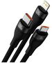 Baseus Data Cable with USB Adapter, Type-C, 100W, 1.2m - Baseus Flash Series 2 (CASS030101) - Black 6932172608743 έως 12 άτοκες Δόσεις