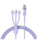 Baseus Data Cable with USB Adapter, Type-C, 100W, 1.2m - Baseus Flash Series 2 (CASS030105) - Purple 6932172608767 έως 12 άτοκες Δόσεις