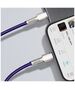 Baseus Type-C to Lightning Cable, Fast Charging PD20W, 480Mbps, 2.4A, 1m - Baseus Cafule Series Metal (CATLJK-A05) - Purple 6953156202085 έως 12 άτοκες Δόσεις