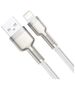 Baseus USB to Lightning Data Cable 2.4A, 2m - Baseus Coffees (CALJK-B02) - White 6953156202290 έως 12 άτοκες Δόσεις