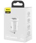 Baseus Auto Charger 2x USB, 4.8A - Baseus (CCALLP-02) - White 6953156202016 έως 12 άτοκες Δόσεις